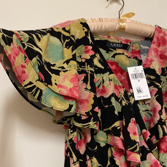 RALPH LAUREN Floral Blouse Sz S - Picture 2 of 6